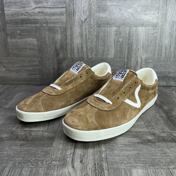 Vans Sport Low Men's size 13 Tan Suede Skateboarding Shoes - Picture 3 of 8